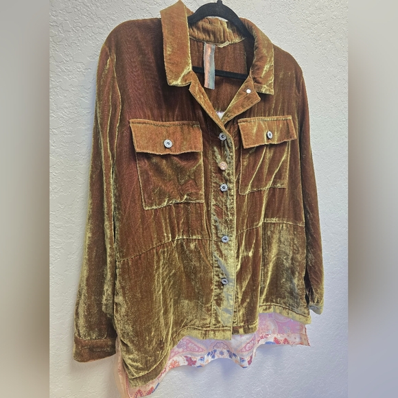 Aratta Silent Journey Velvet A Tulip Garden Jacket Size Small - Picture 6 of 12